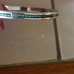 Brighton Bracelet Blue Rhinestones Silver